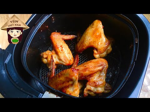 Video Cánh gà nướng ngon, đơn giản bằng Nồi Chiên Không Dầu - youtube