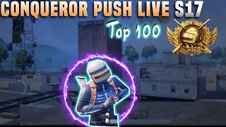 RANK PUSH TO  TOP 100 S17     .  FACE CAM FINALLY  PUBG MOBILE LIVE 