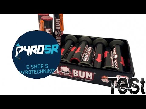 Test pyrotechniky | Dum Bum single shot - YouTube