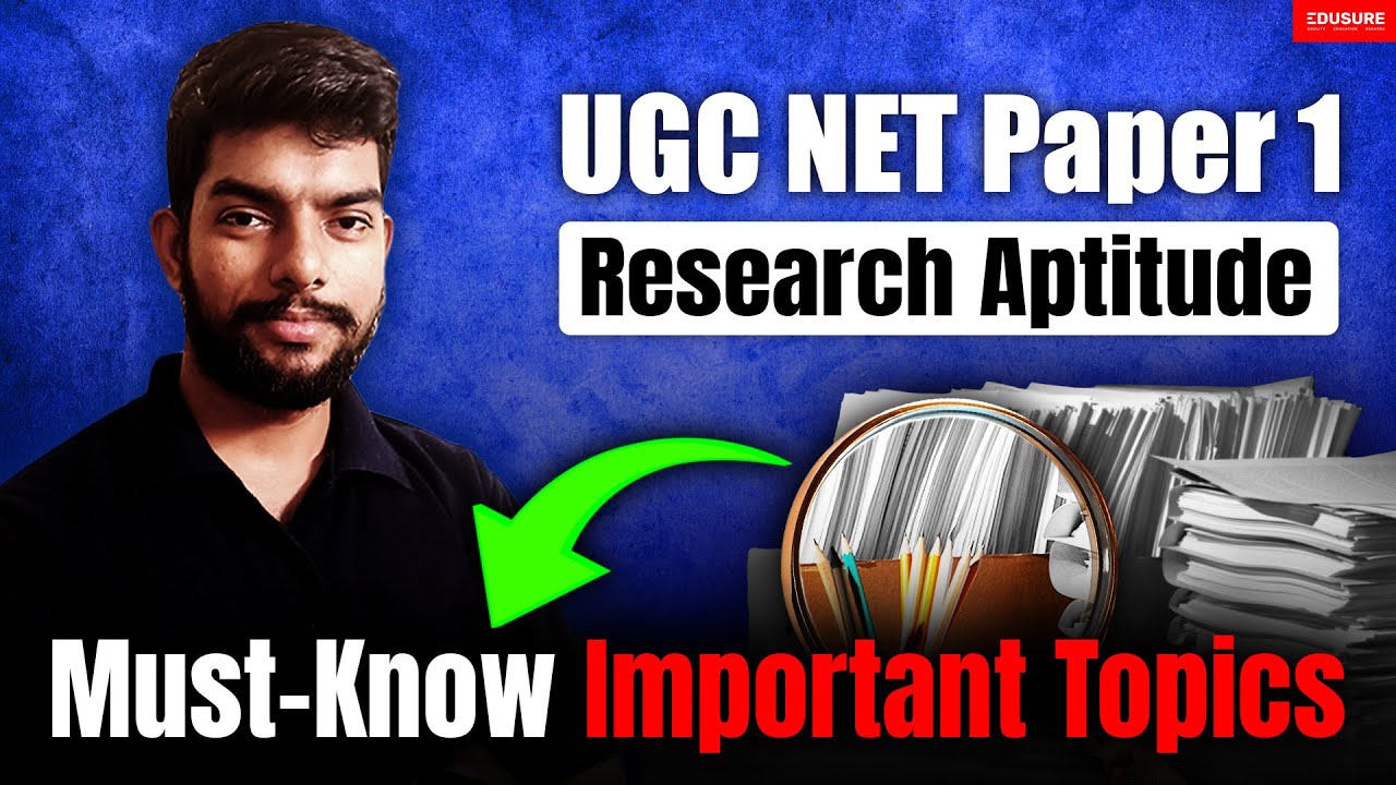 Must-Know Research Aptitude Topics | UGC NET Paper 1 | JRF Economics