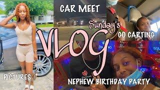 vlog: go karting,car meets, &amp; more!
