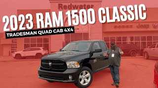 New 2023 Ram 1500 Classic Tradesman Quad Cab 4x4 | Stock # PR17959 - Redwater Dodge