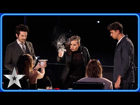 Magicians Assemble TIME TRAVEL and make Simon Cowell DISAPPEAR 