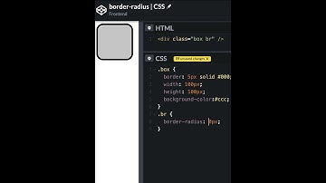 #32 border-radius | CSS | Frontend | Take it easy #shorts