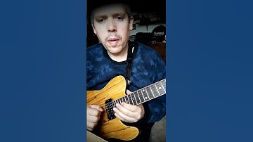 Play This Pedal Tone Lick With Hybrid Picking #shorts