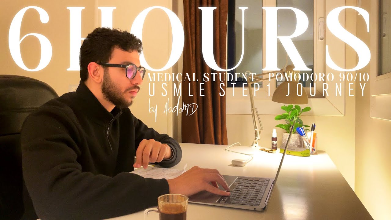 6-Hour LIVE Study With Me 👨🏻‍⚕️ | Cozy Campfire Ambience | 90-10 Pomodoro Timer | USMLE STEP 1