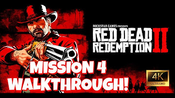 Red Dead Redemption 2 Mission 4 - The Aftermath Of Genesis (4K HD) No Commentary Gameplay