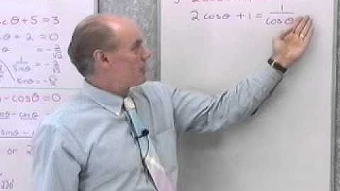 Ch6-Sec2: More on Trigonometric Equations