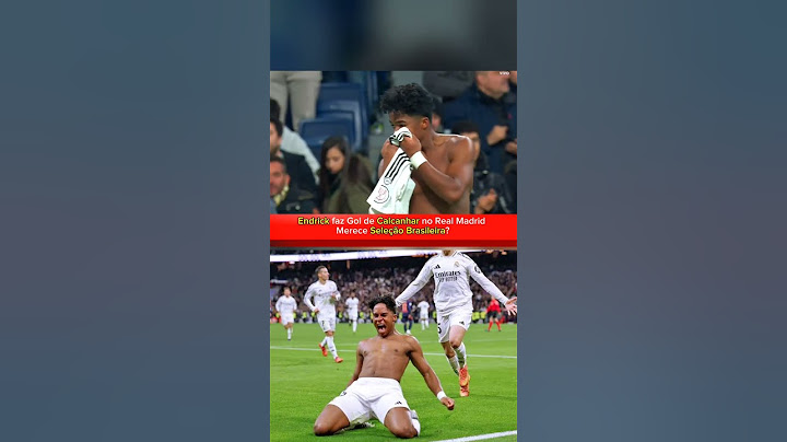 Endrick faz Gol de Calcanhar no Real Madrid| Futebol| Gol Real Madrid