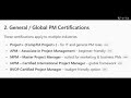 Project Management Certifications