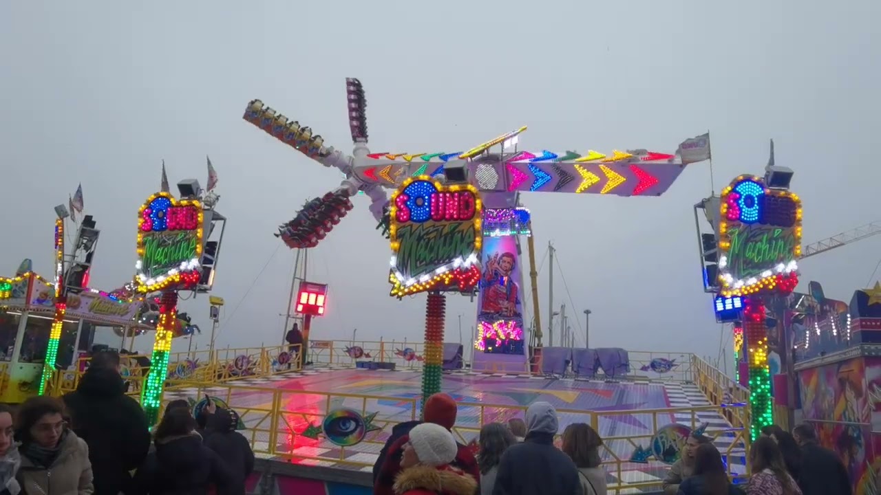 Manège Sound Machine Nouveauté 2025 Fête Foraine de Saint Malo 2025