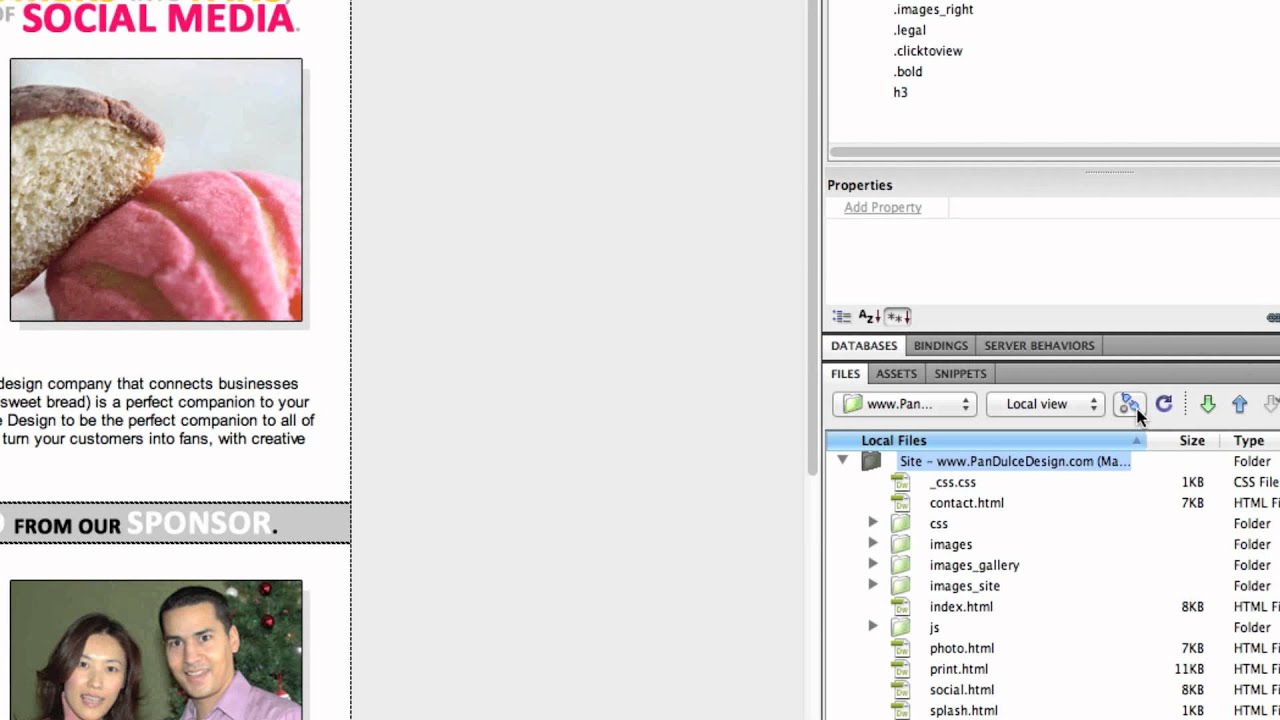 FTP Settings & Dreamweaver Site Mgmt. YouTube