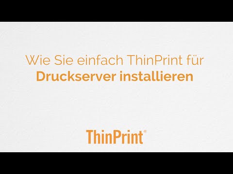 How To: ThinPrint Engine ganz einfach auf Druckservern installieren