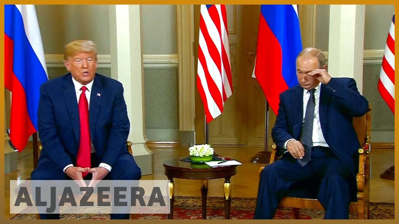 🇺🇸 ترامب يدعو بوتين إلى الولايات المتحدة بينما يطالب الديمقراطيون بتفاصيل هلسنكي | الجزيرة الإنجليزية
