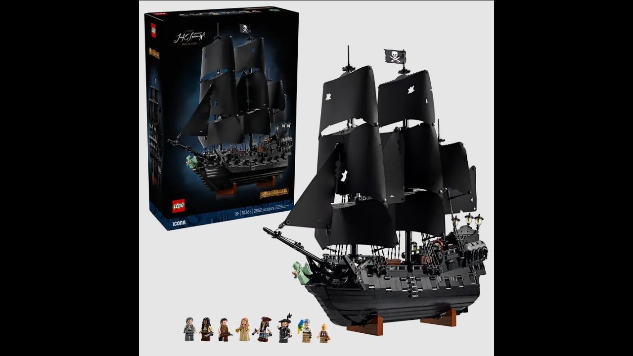 LIVE : LEGO® Icons: Le bateau pirate du capitaine Jack Sparrow | 