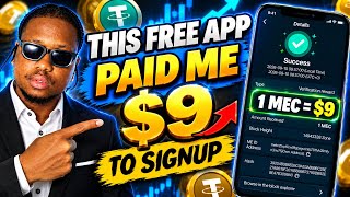 THIS FREE APP PAID ME $9 TO SIGN UP +$0.9 PER REFERRAL | LIVE TEST & RESULTS screenshot 1