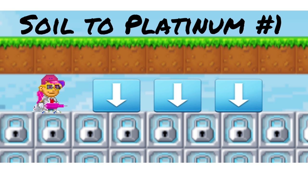 Pixel Worlds | Soil to Platinum #1 | Mass Farming