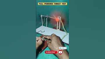 Full Powered Thrust Test • Dc Motor | #dcmotor #tech #youtubeshorts #dcmotorproject #shorts