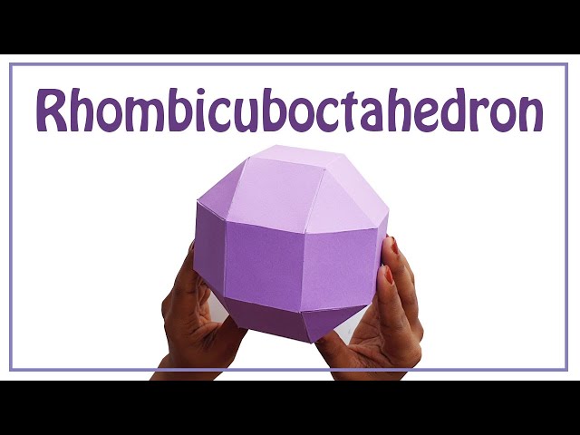 Rhombicuboctahedron Template