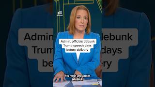 Admin. officials debunk Trump speech days before delivery