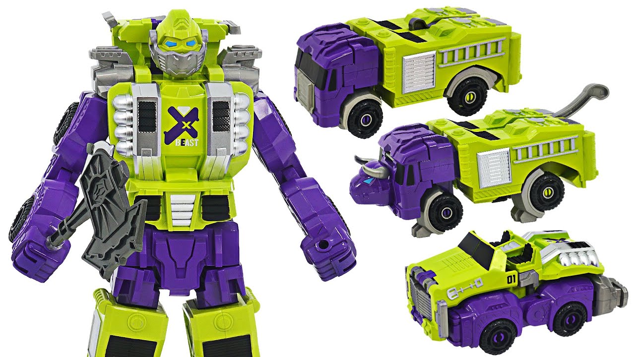 ゴリラ磁石合体ロボ！ トランスフォーマーのレスキューボットで巨大