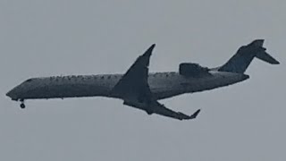 United Express (SkyWest) Mitsubishi CRJ-550 Landing In West Yellowstone [N773SK]