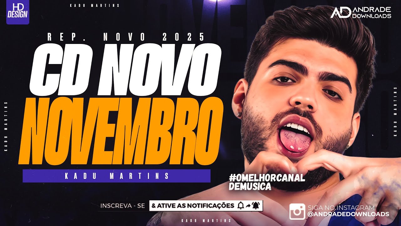 KADU MARTINS | CD NOVEMBRO 2025  ( MÚSICAS NOVAS ) -  @AndradeDownloads​