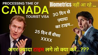 Canada Tourist visa processing time after biometrics | Canada Visitor Visa Update | @VisaApproach