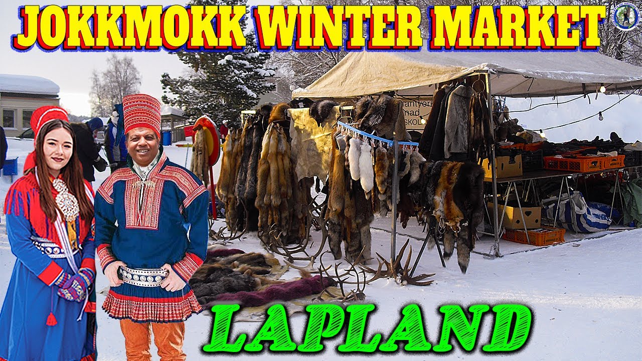 Jokkmokk Winter Market | Lapland Sami Tribe |  Sami Market | Reindeer Caravan | Jokkmokk Church
