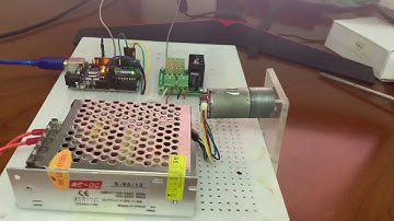 Demo: Open loop control for DC motor ( Matlab Simulink and Arduino)