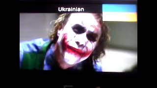 Joker says I DON'T WANNA KILL YOU in different languages