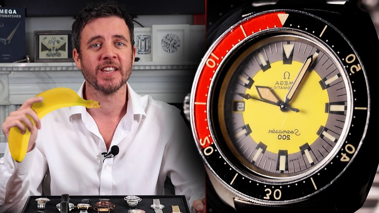 THIS WATCH IS NICKNAMED THE BANANA! - Vintage Omega Seamaster 200