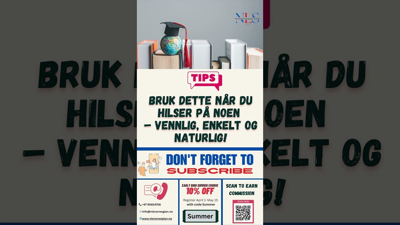 Dagens setning på norsk: "Hvordan går det?"