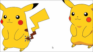 Inkscape - Pikachu Drawing (Time Lapse)