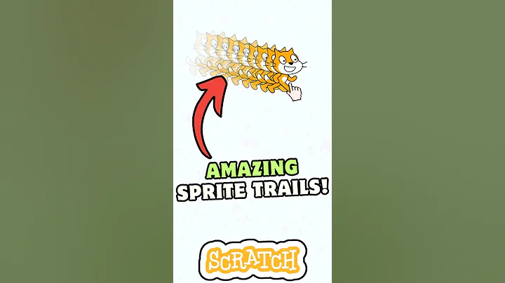 Amazing SPRITE TRAILS in Scratch 😍😍 | Mouse trails!     #scratch #scratchprogramming #shorts