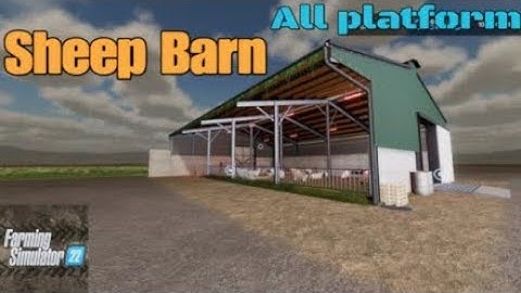 Sheep Barn  / New mod for all platforms on FS22