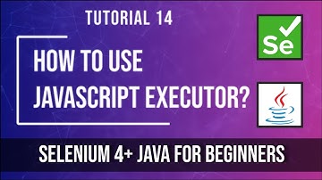 How to use JavaScriptExecutor in Web automation | Tutorial 14 | Selenium tutorial for beginners