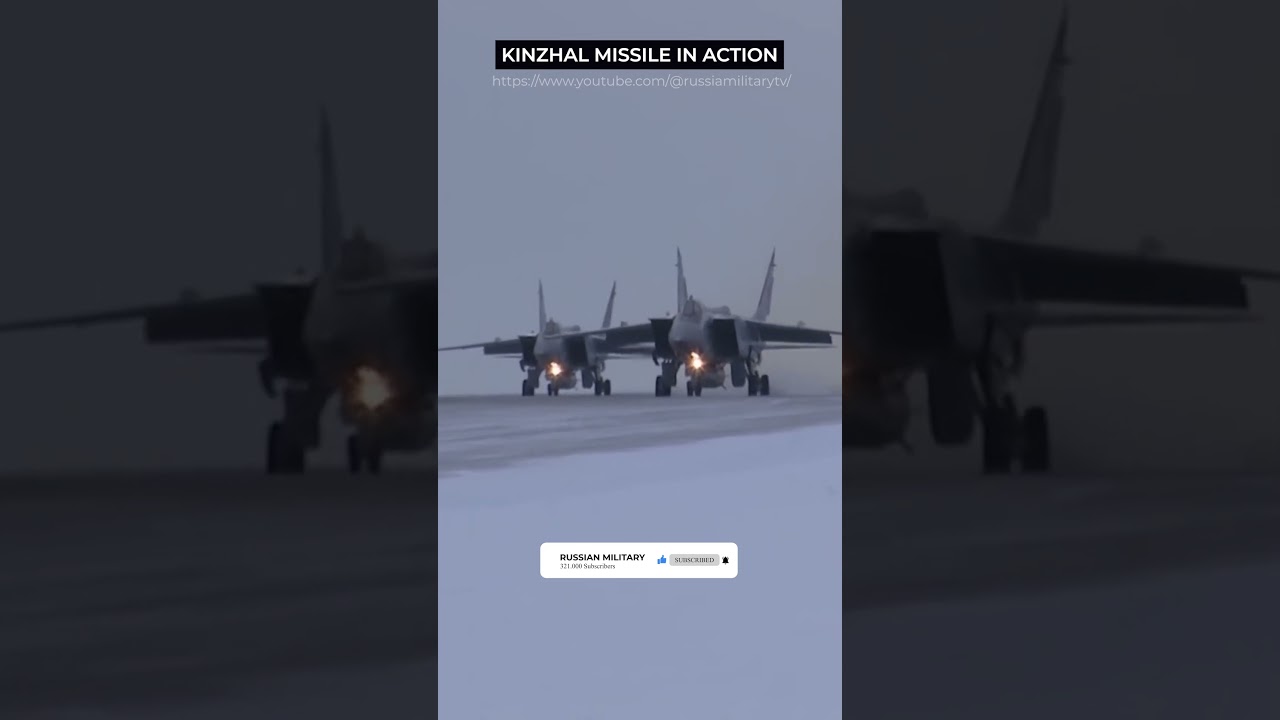 MiG-31 With Kinzhal Missile Ready for Action 