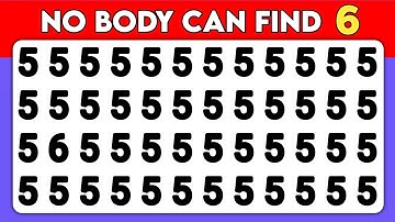 Find the Odd One Out | Challenge your observation Quiz | Spot the Odd Number and Letter 