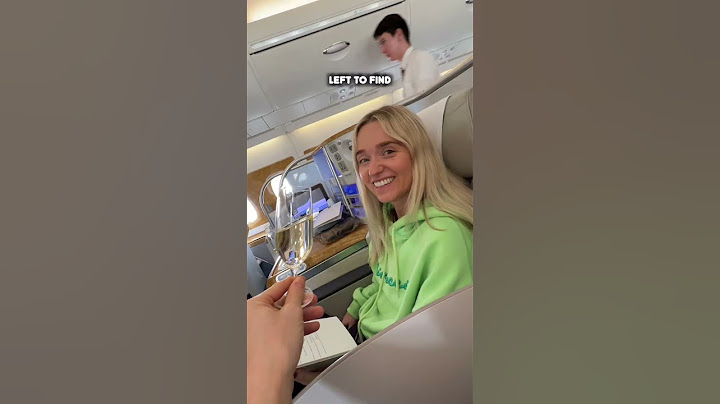 Trying To Profit From Business Class Flight...