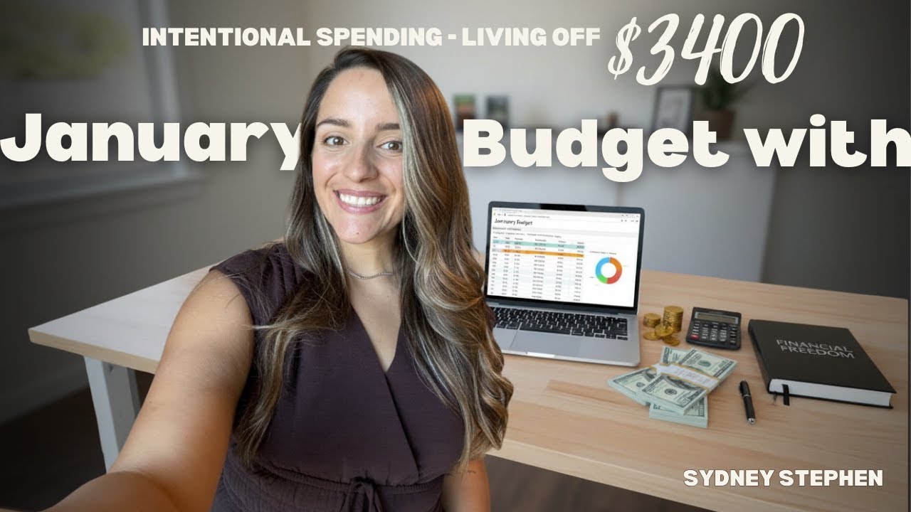 January Budget With Me | Living on $3,400 a Month