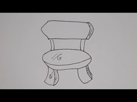 Kako nacrtati drvenu Stolicu/How to draw a Wooden Chair