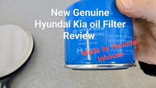 New Genuine Hyundai oil Filter Review