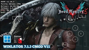 Winlator 7.1.3 Cmod glibc v11 R2 | Devil May Cry 5 | 30 FPS | Setting low | Poco F5