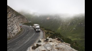 OUTENIQUA PASS DRIVING TO GEORGE  WESTERN CAPE .