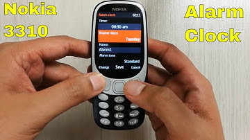 How to Set Clock Alarm in Nokia 3310 2017 Phone