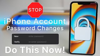 Stop iPhone Account Password Changes  Do This Now!