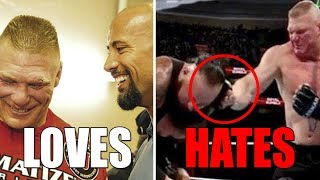 5 WWE Wrestlers Brock Lesnar is Friends With & 5 He HATES (Enemies) in Real Life