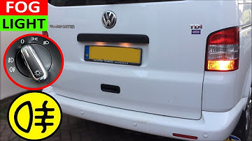 Hoe mistlampen op VW T5 aan te zetten