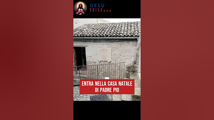 Entra nella casa natale di Padre Pio  un luogo di miracoli e preghiera #padrepio #sanpio